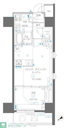 アルファレジデンシア南千住の物件間取画像